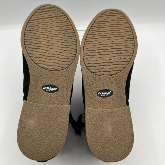 Dr Scholls Womens Astir Black Faux Suede Ankle Booties 7M Side Zip Western Goth - Picture 10 of 12